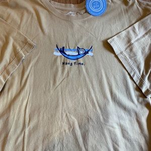 Life is Good Men’s XL T-shirt “Hang time”